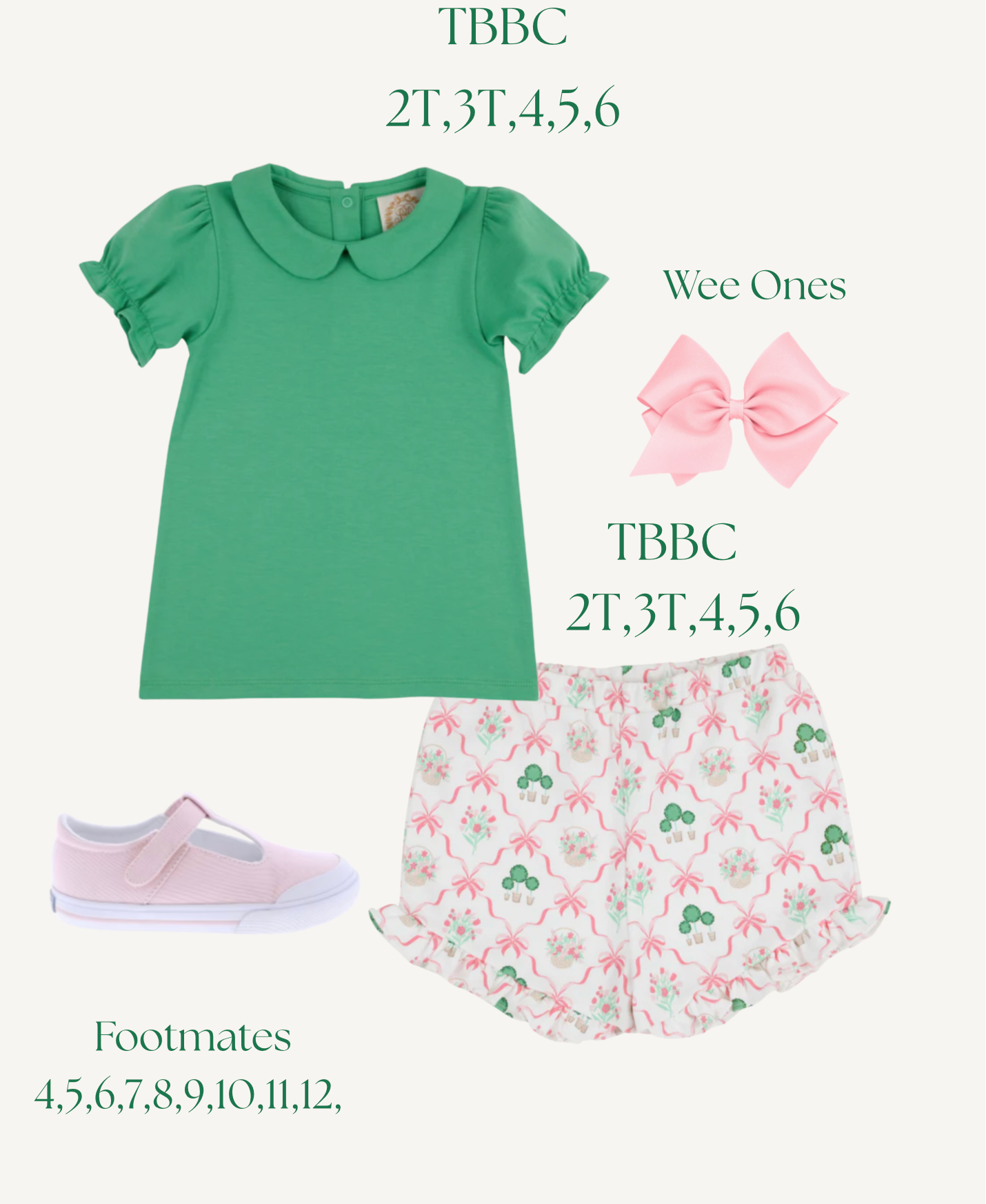 Shelby Anne Shorts-Boxwood and Bows