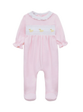 Little Ducklings Smocked Footie