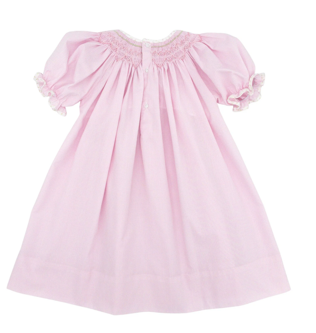 Floral smocked bishop Dress