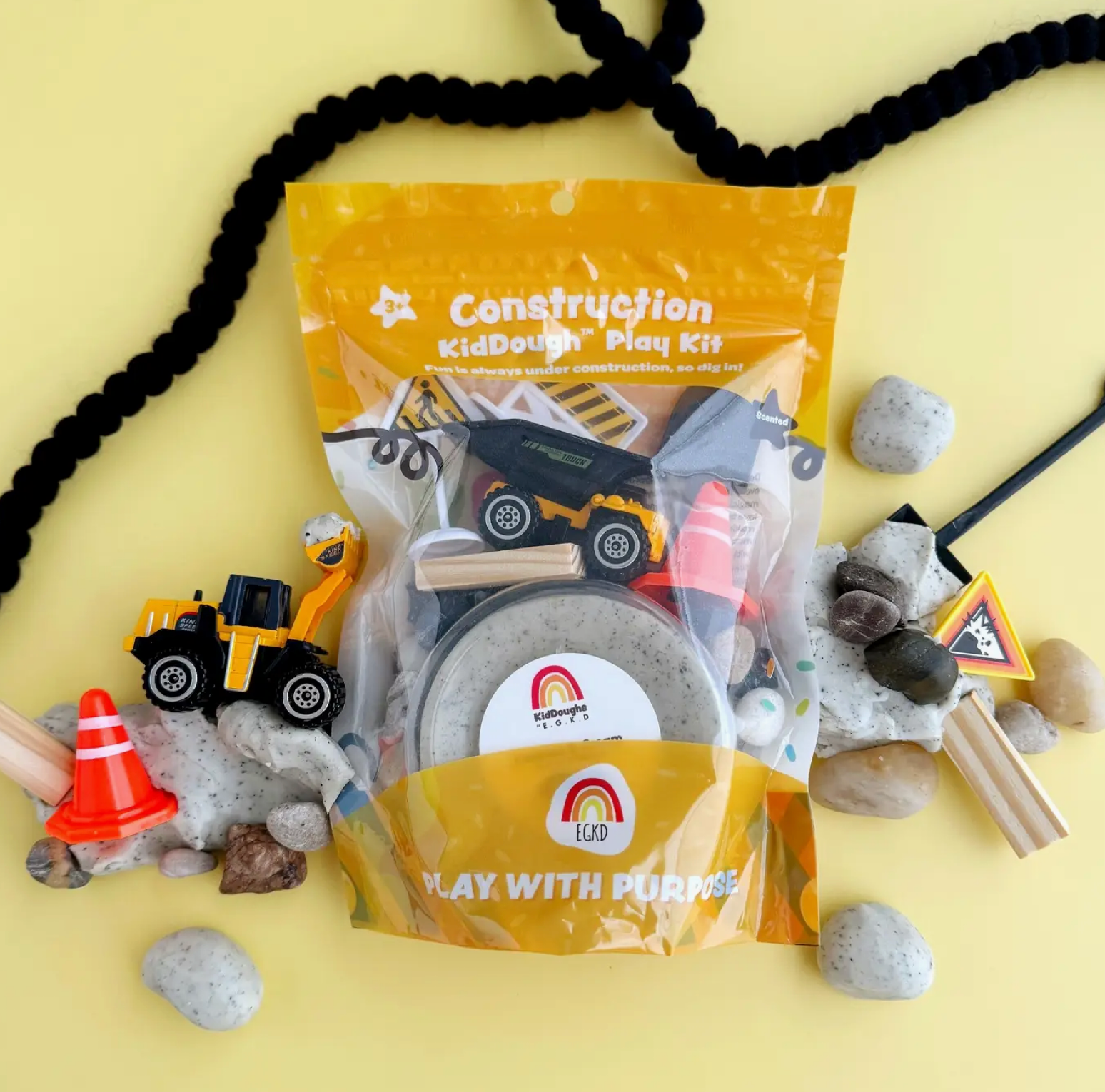 Construction Kid Dough Play Kit
