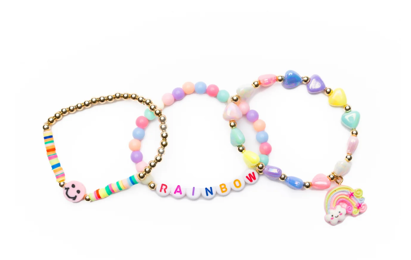 Rainbow Smiles Bracelet Set
