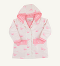 Liquid Sunshine Slicker RainCoat- Pink Ducks