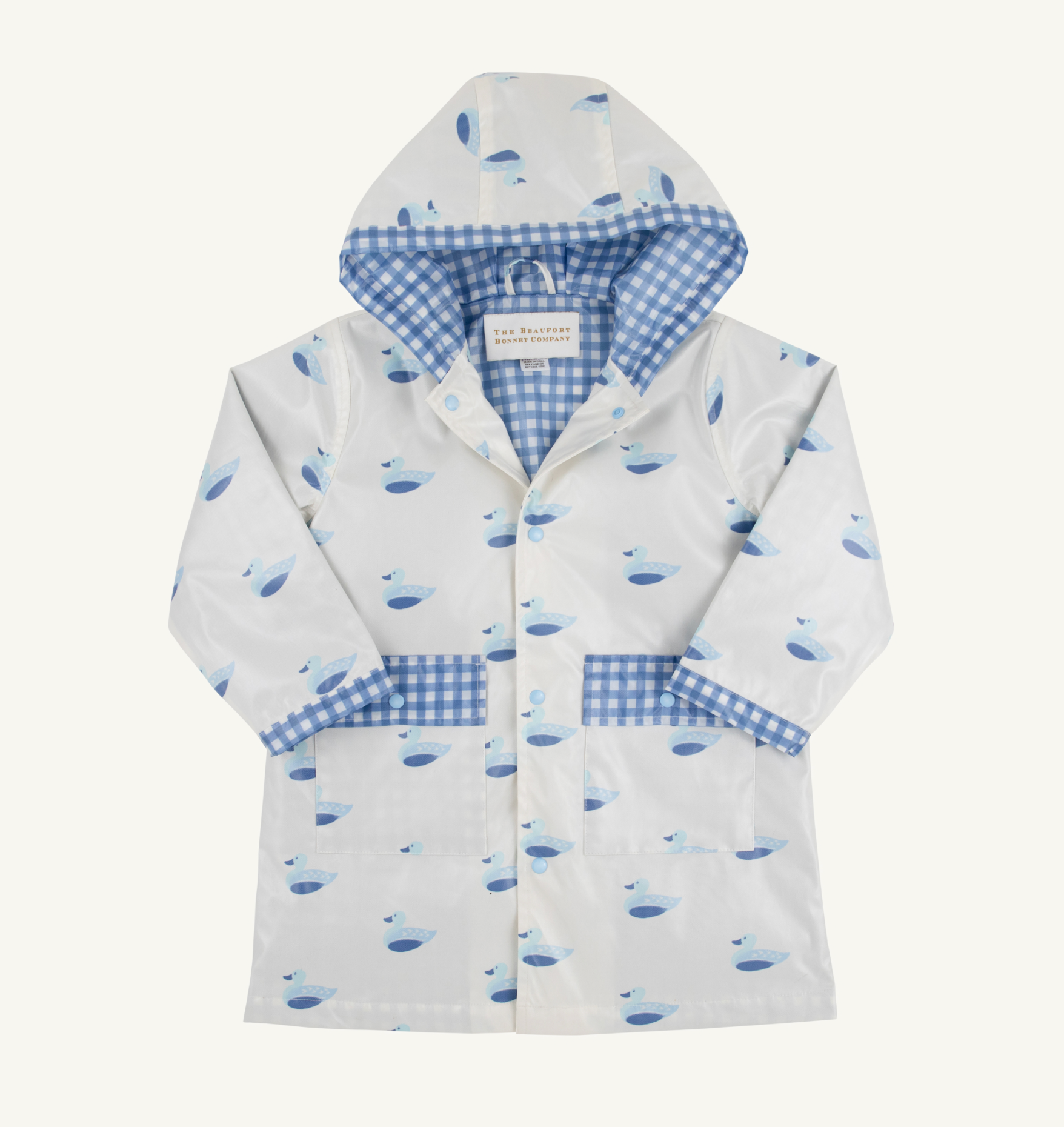 Liquid Sunshine Slicker Raincoat- Blue Ducks
