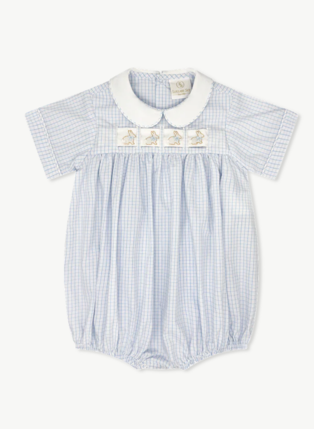 Noahs Ribbon Bubble- Classic Blue Windowpane