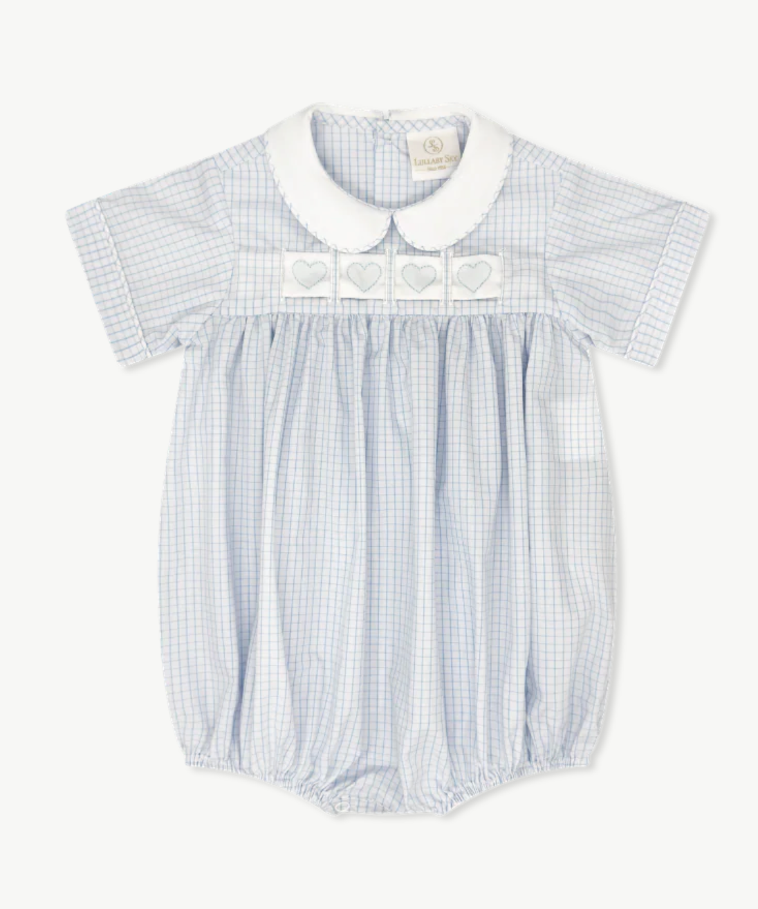 Noahs Ribbon Bubble- Classic Blue Windowpane