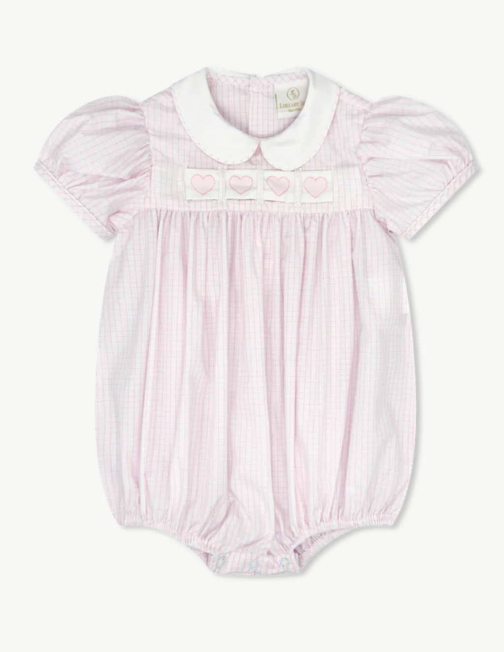 Ruth Ribbon Bubble-Classic Pink Windowpane