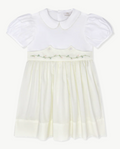 Sundays Best Dress- Blessing Yellow with Flower Embroidery