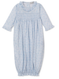 Country Gardens Day Gown- Blue