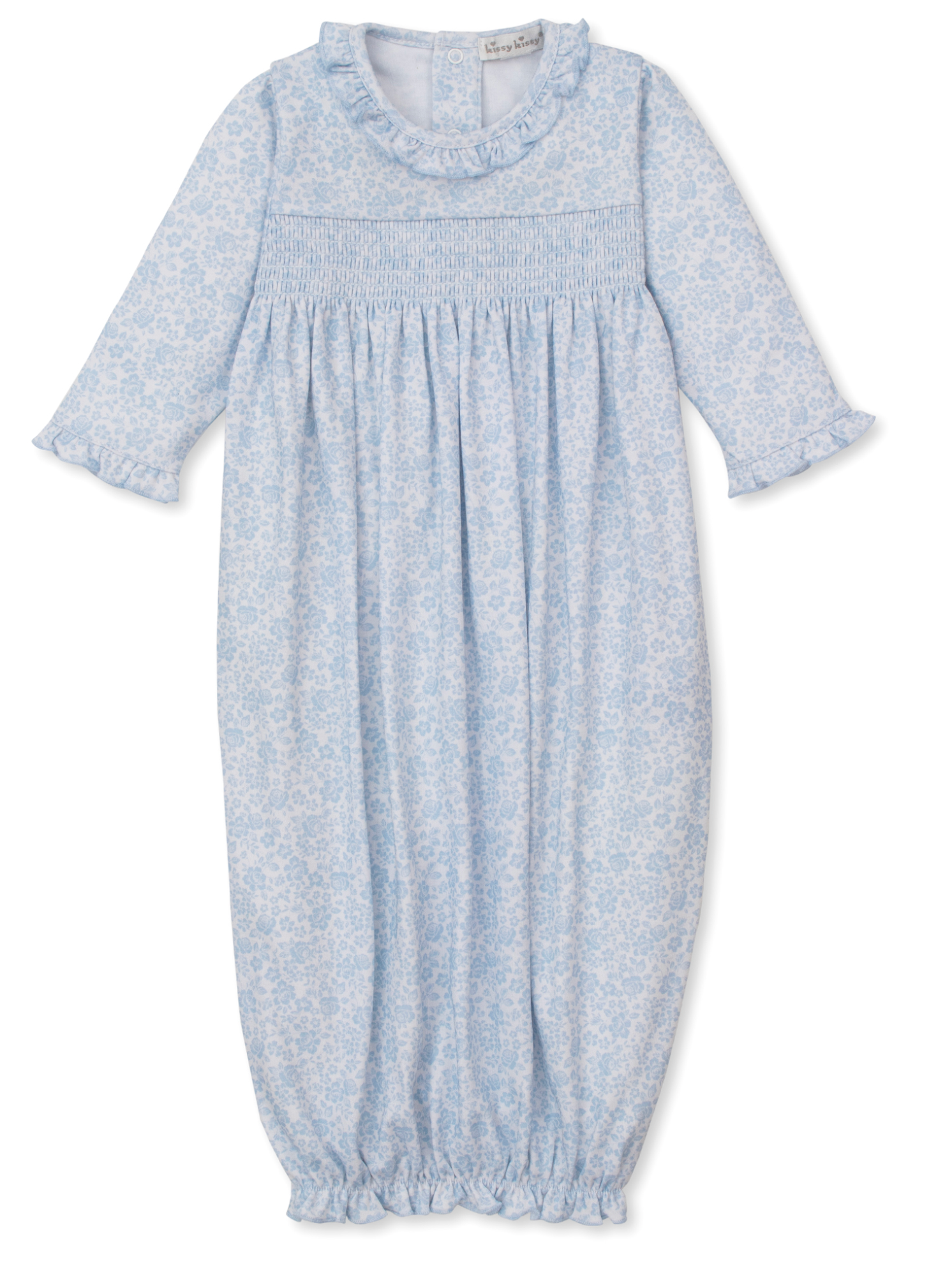 Country Gardens Day Gown- Blue