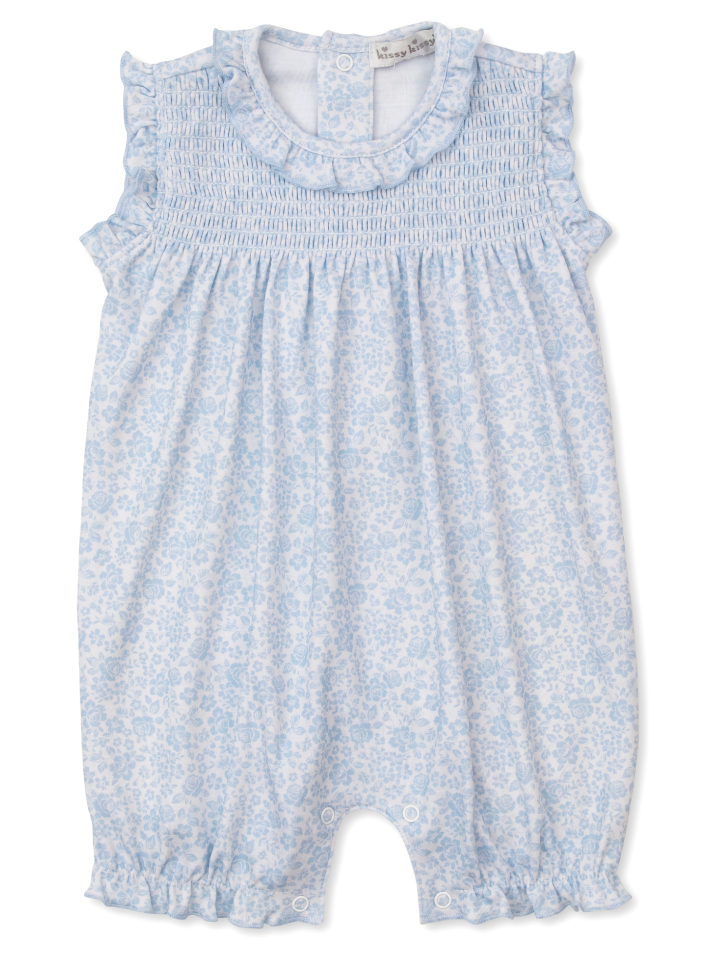 Country Gardens Playsuit-Blue