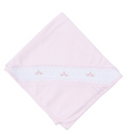 Willow and Walkers Smocked Receiving Blanket