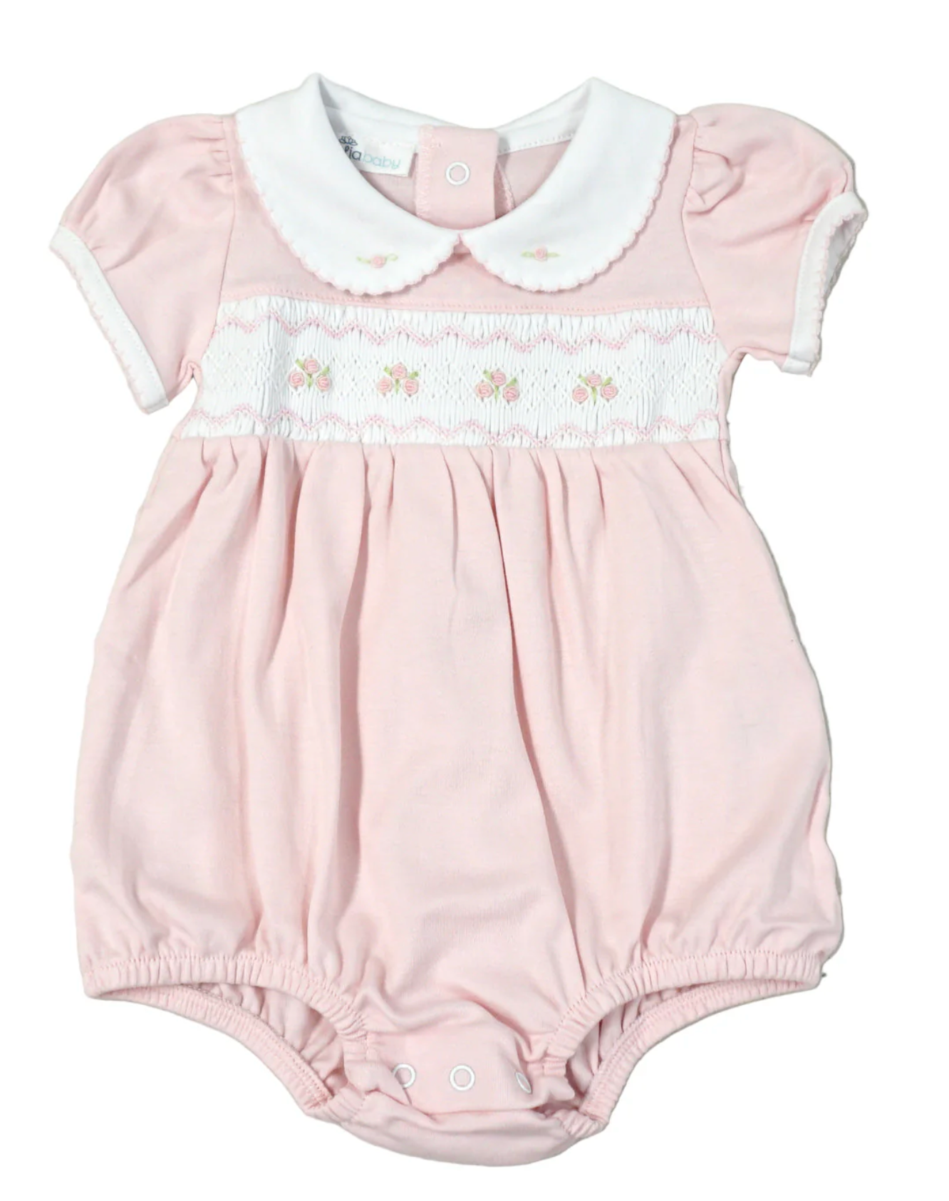 Willow and Walkers Smocked Collared Bubble