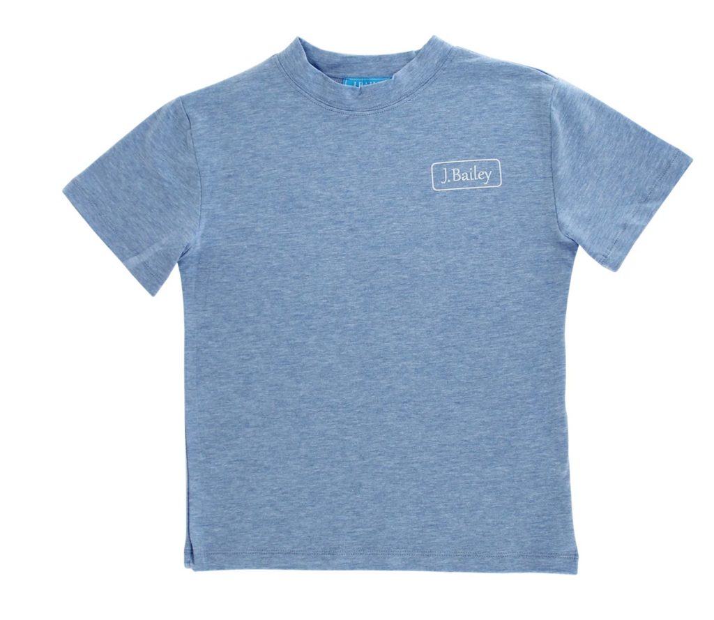 Retriver on weathered Blue T Shirt