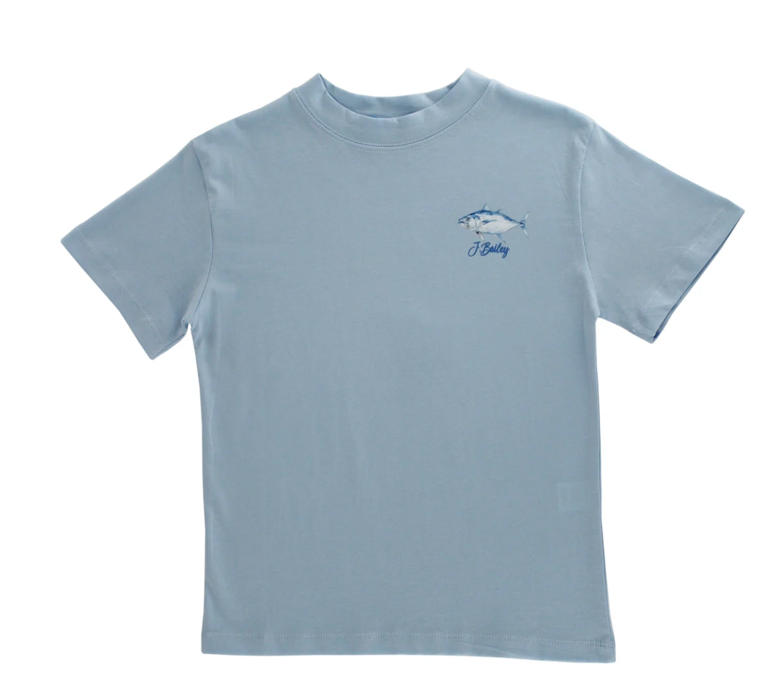 Logo Tee- Fish Trio on Bayberry