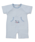 stripes and puppy play suit