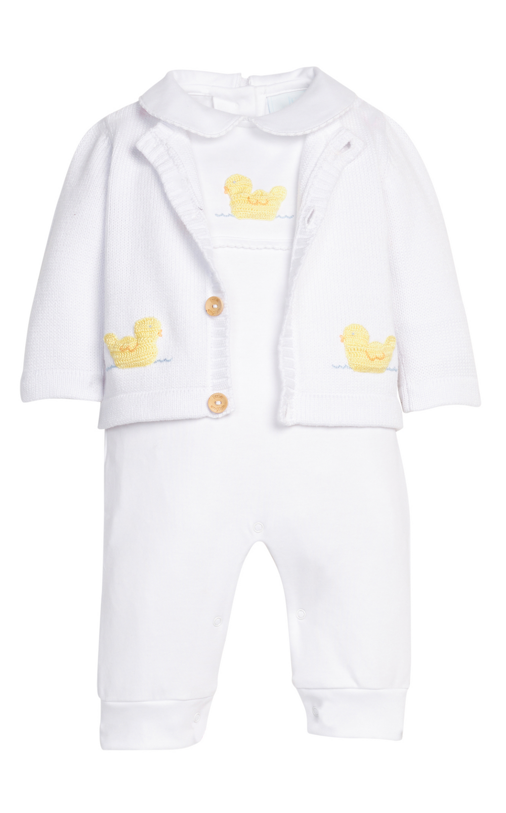 Crochet Playsuit - Duck