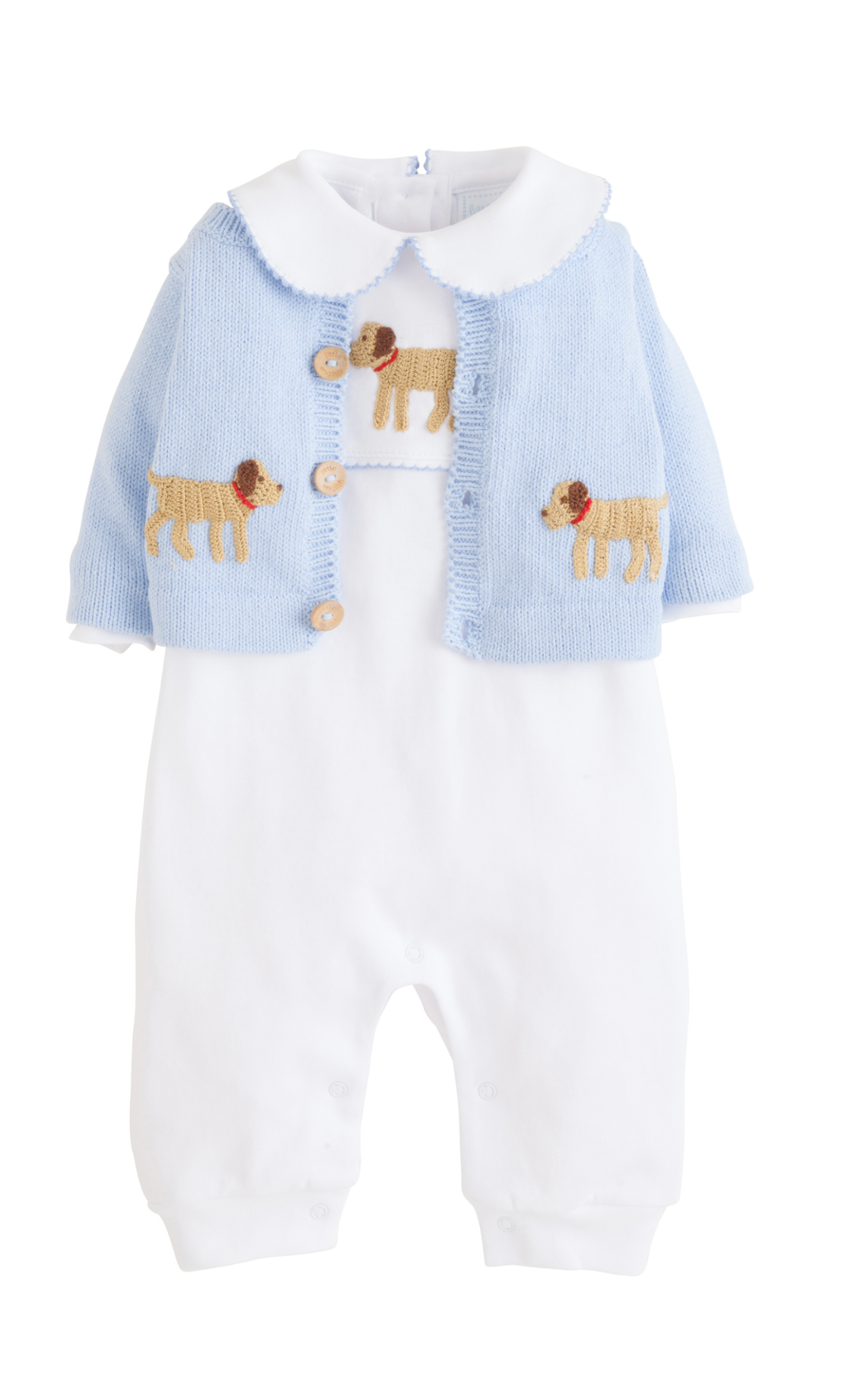 Crochet Boys Play Suit- Lab