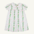 Holly Day Dress-Fincastle FLoral (Large)/Palm Beach Pink