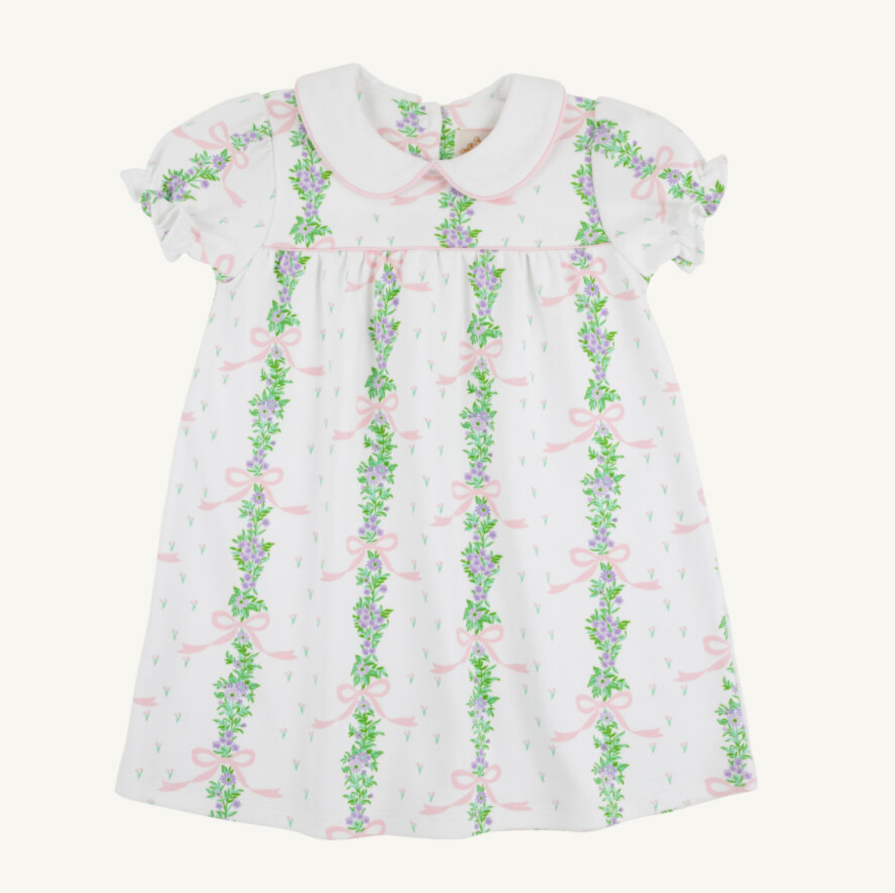 Holly Day Dress-Fincastle FLoral (Large)/Palm Beach Pink
