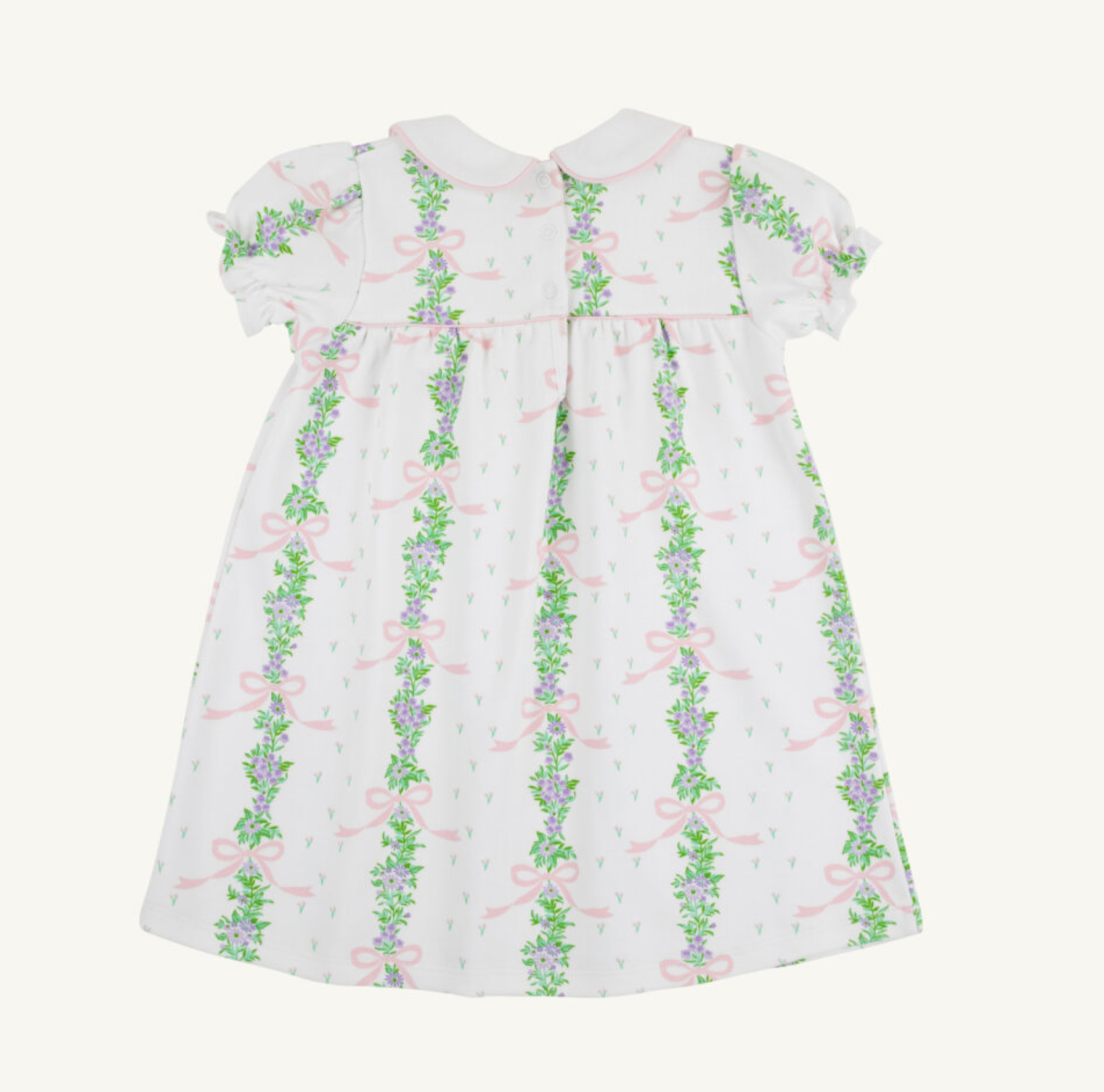 Holly Day Dress-Fincastle FLoral (Large)/Palm Beach Pink