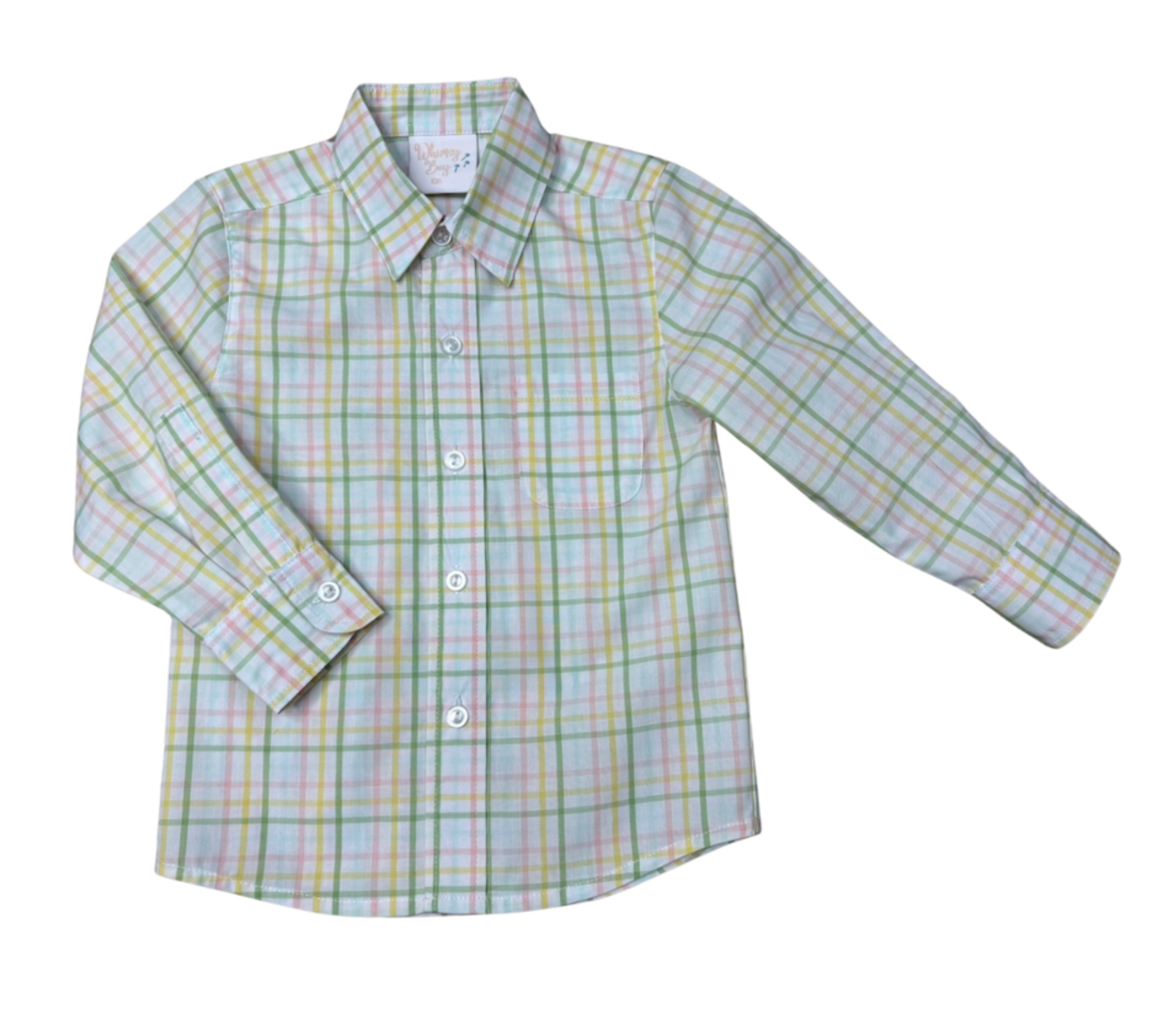 Pastel Prep Plaid Button Down