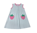 Picking Up Berries Pocket Pleat Dress