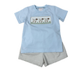 pointer smocked Short Set