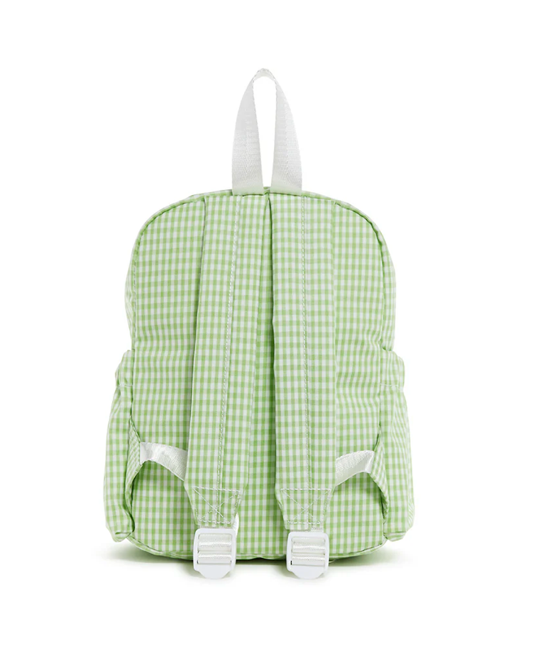 Mini Backpack- Gingham Leaf