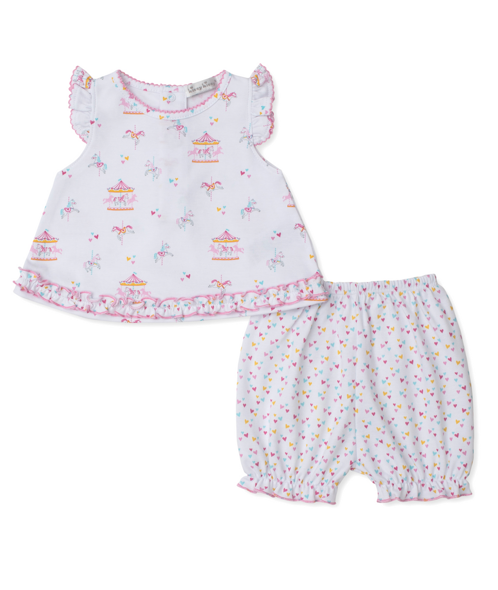 carousel magic hearts sunsuit set