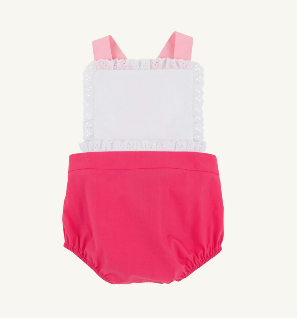 Sally Sunsuit- Palm Spring Punch with Sandpearl Pink