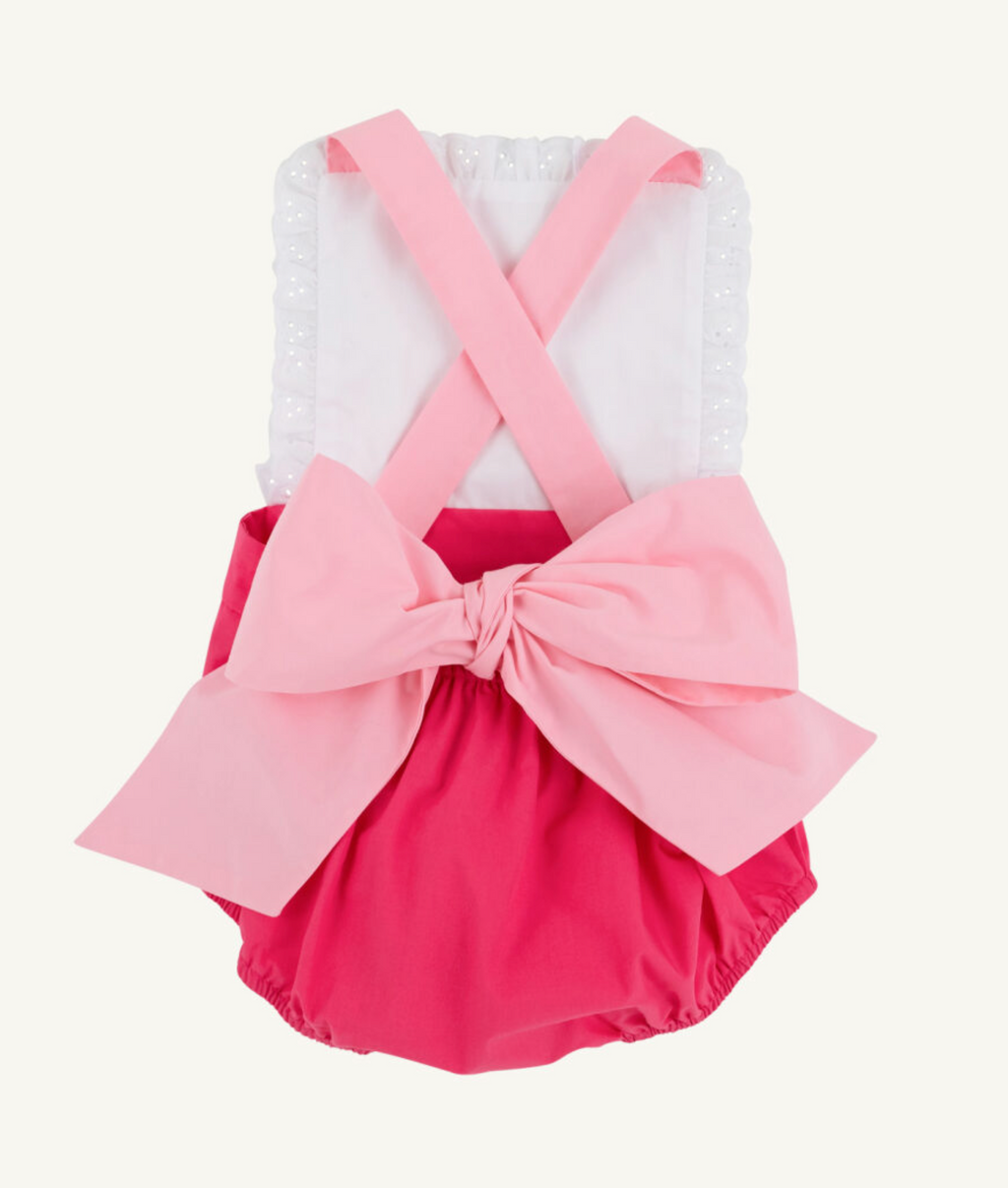 Sally Sunsuit- Palm Spring Punch with Sandpearl Pink