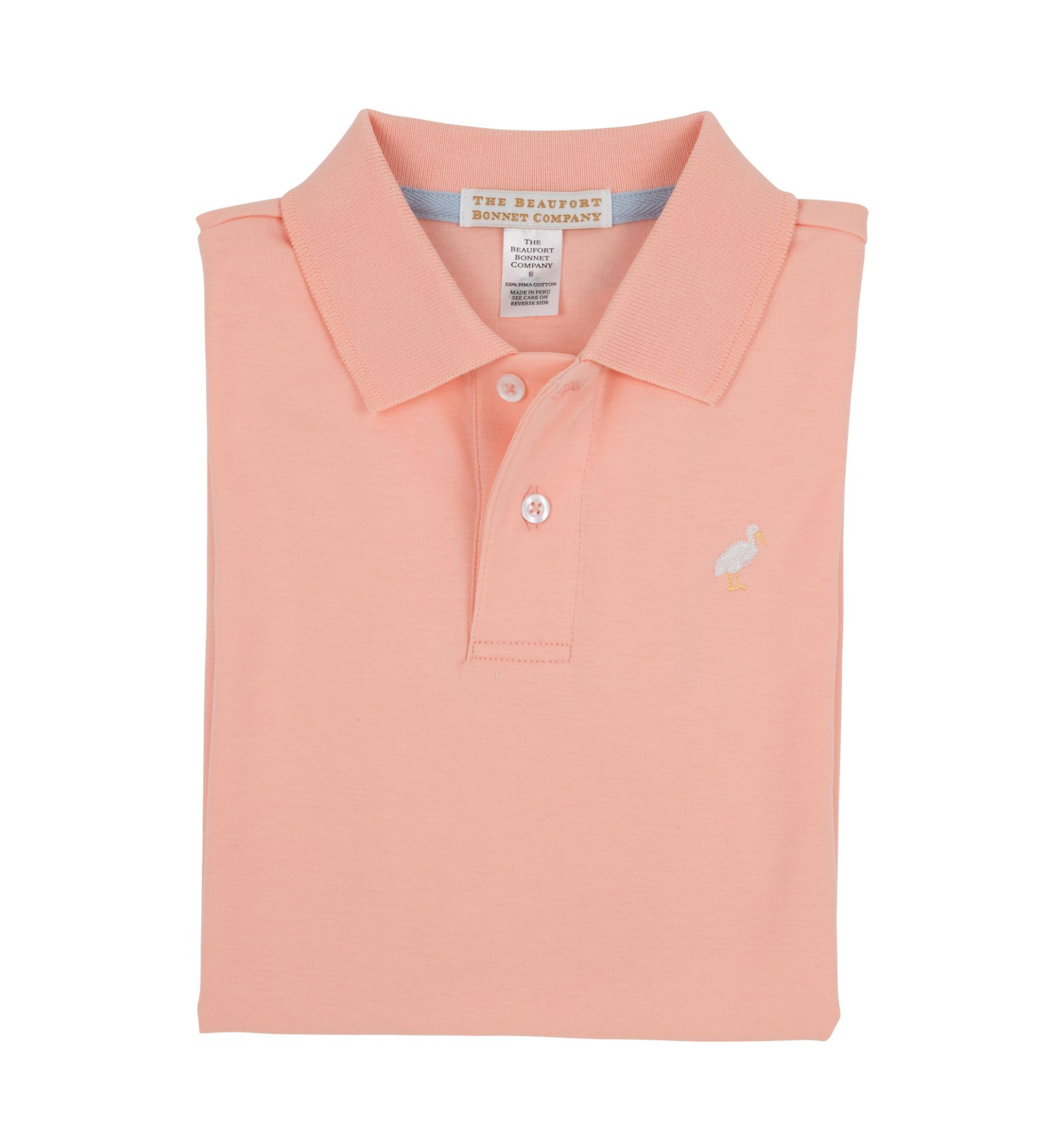 Prim and Proper Polo- Pompano Peach