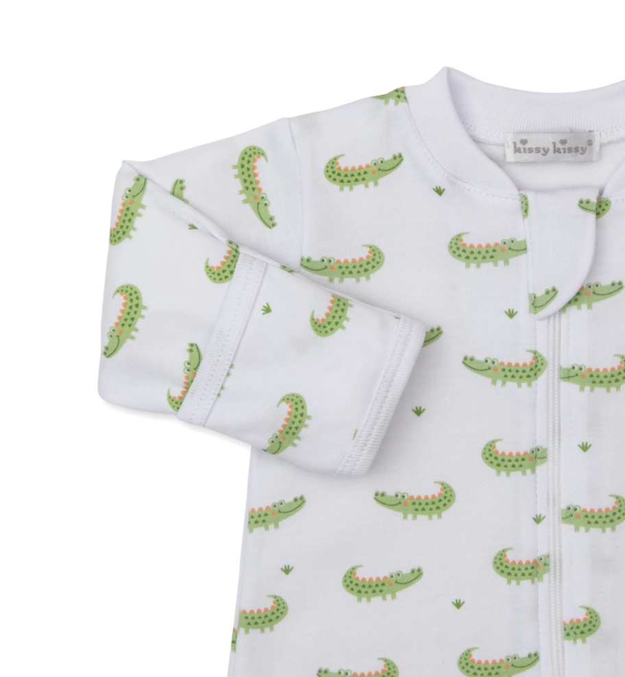 Crocodile Camp Zip Footie