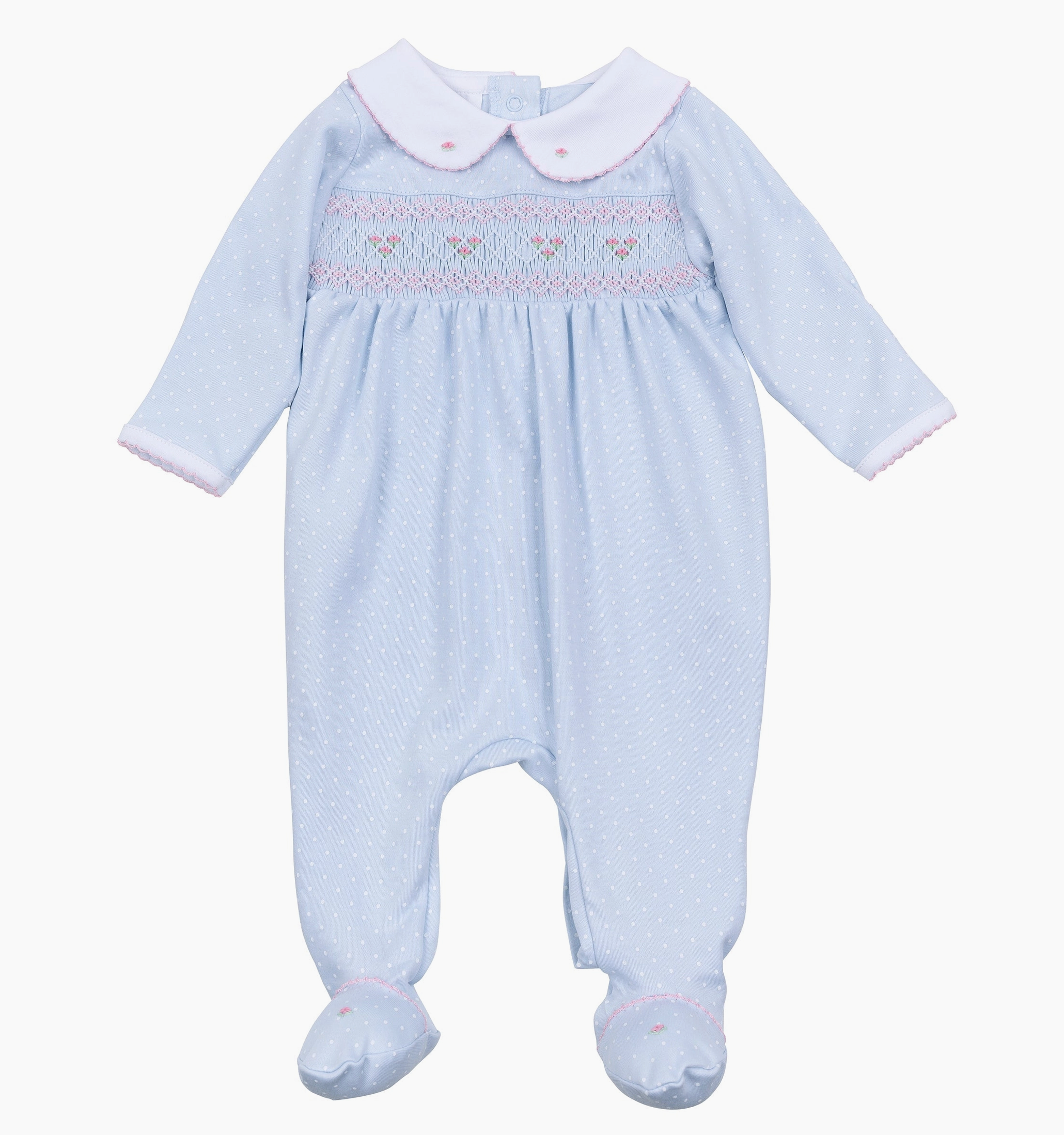 Pipers Smocked Footie