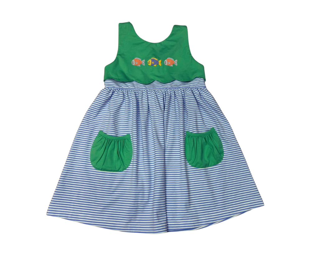 Three Little Fish Scallop Dress