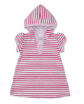 Underwater Mermaids Stripe Terry Cover Up