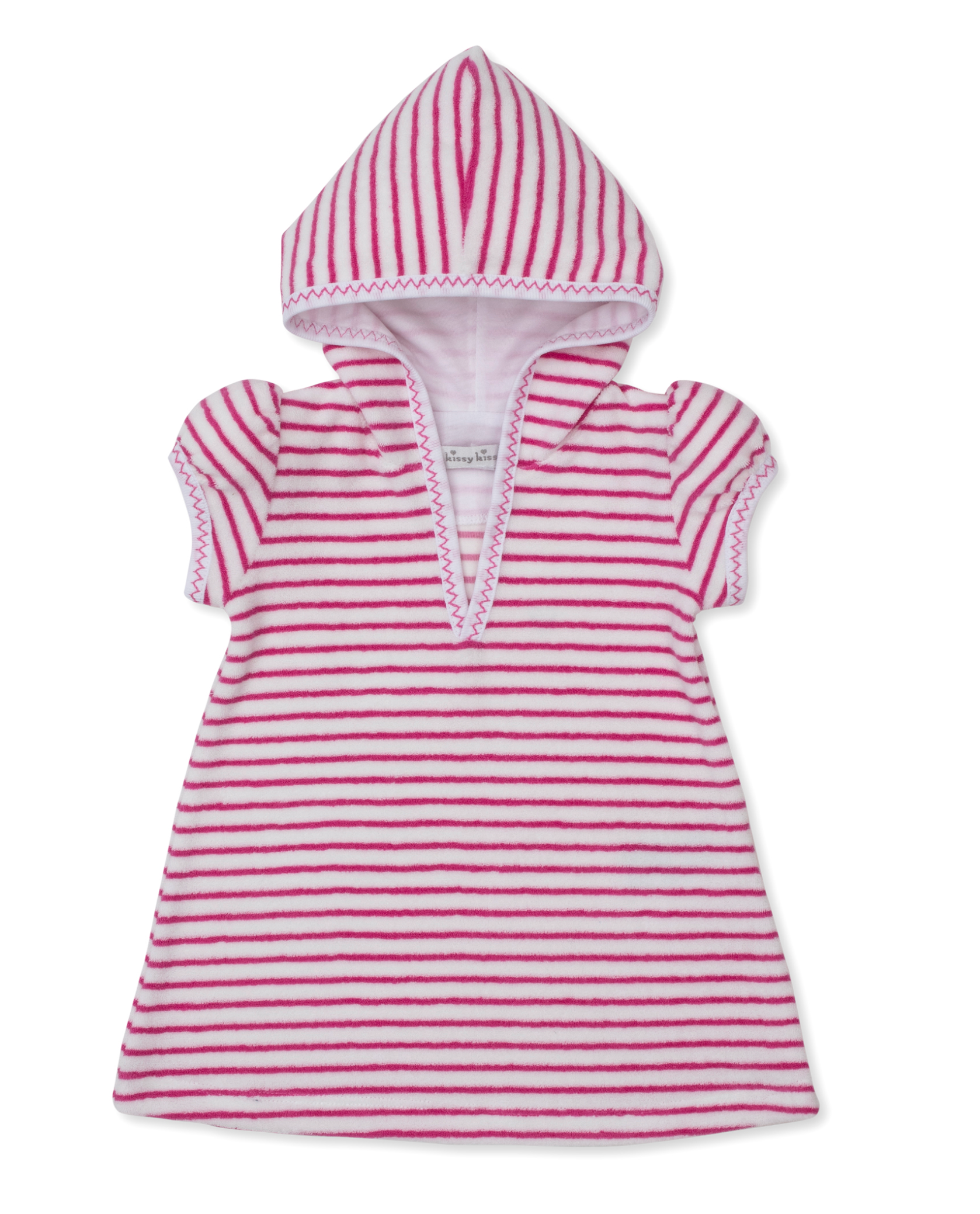 Underwater Mermaids Stripe Terry Cover Up