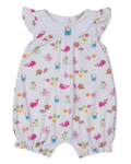 Ocean Antics Pink Short Playsuit