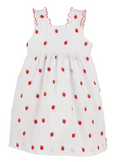 Embroidered Strawberry Dress