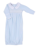 Walker's Smocked Pleated Gown