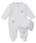 Teddy Bear Footie & Hat Set