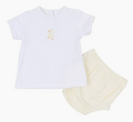 Downy Ducklings Embroidered Diaper Cover Set
