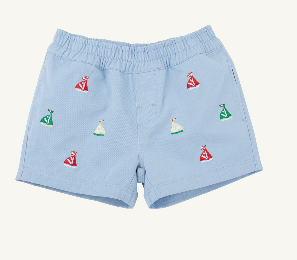 critter Sheffield Shorts-Beale Street Blue/Sailboats
