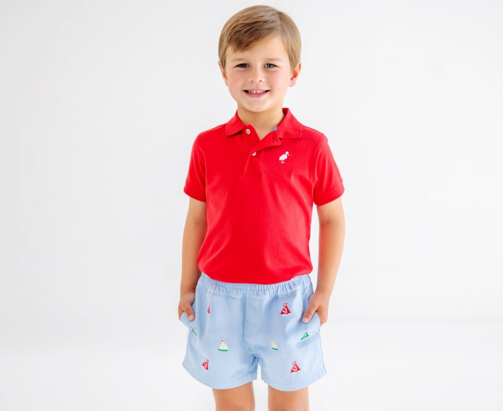 critter Sheffield Shorts-Beale Street Blue/Sailboats