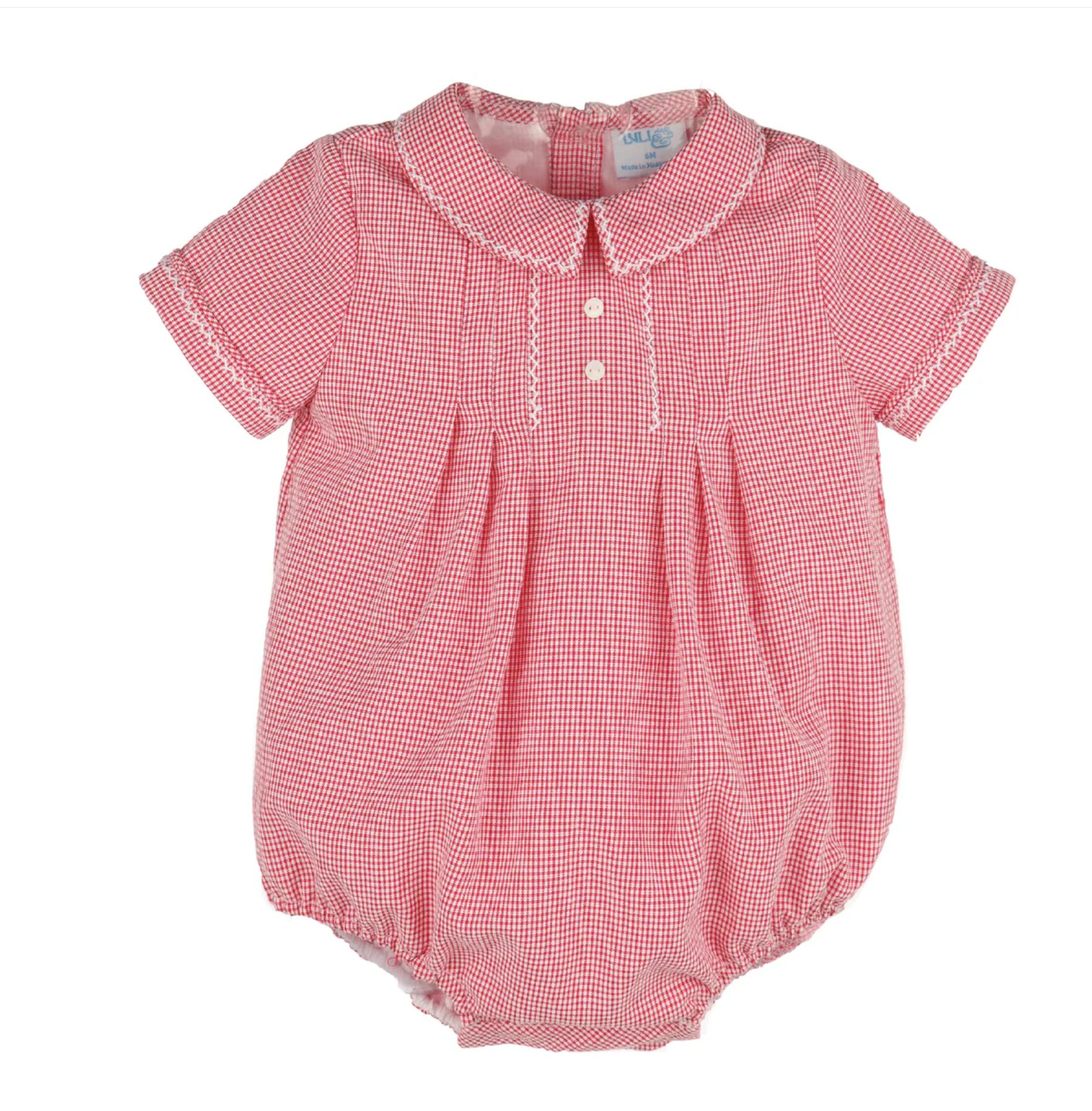 Red and White Gingham Bubble