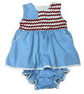Ric Rac & Stars Bloomer Set