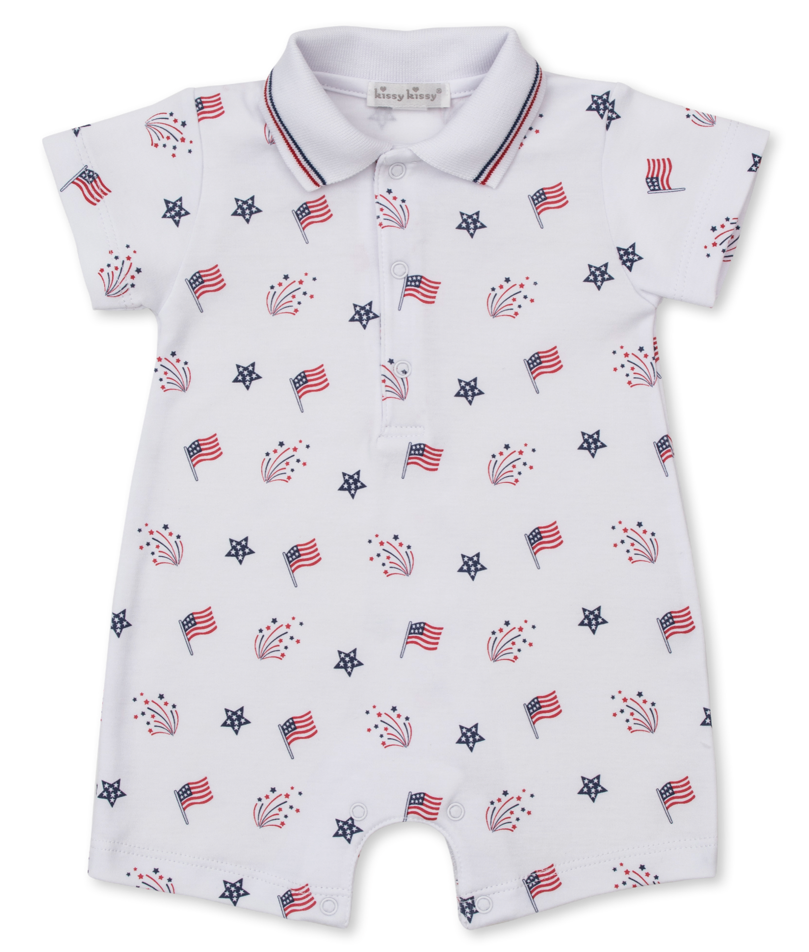 American Flag Short Playsuit