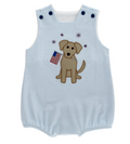 Patriotic Pup Knit Bubble