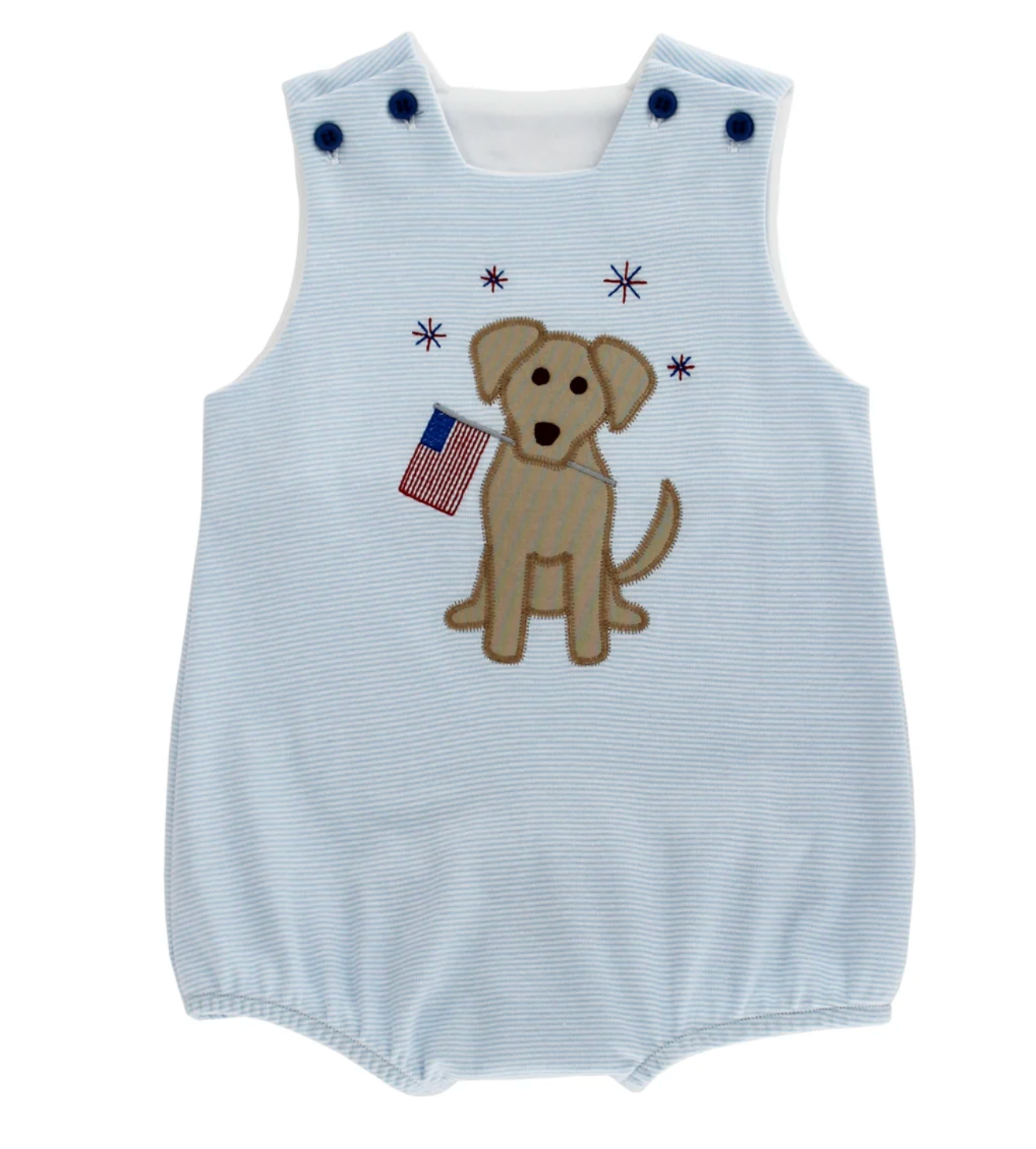 Patriotic Pup Knit Bubble