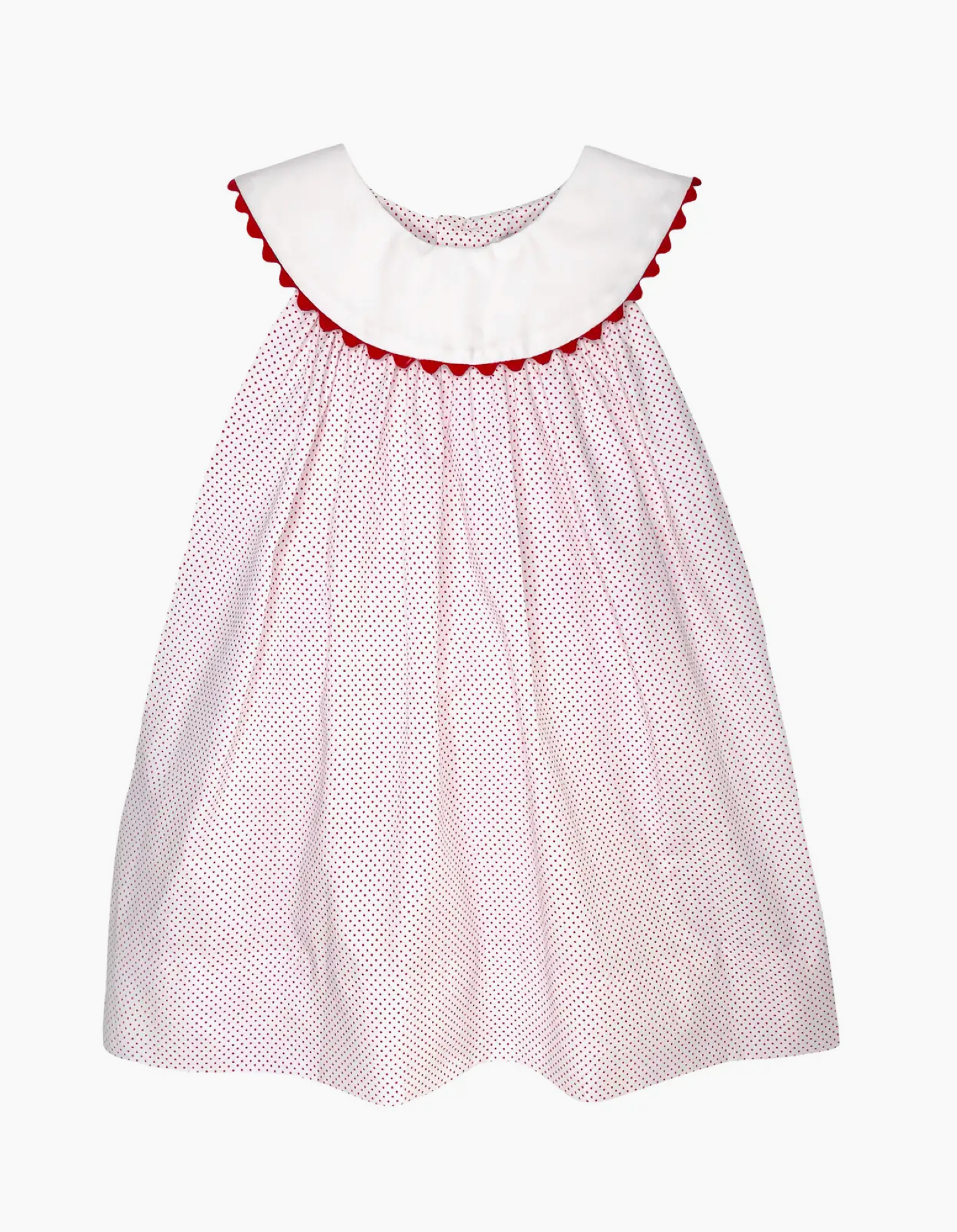 Red Clair Dot Dress